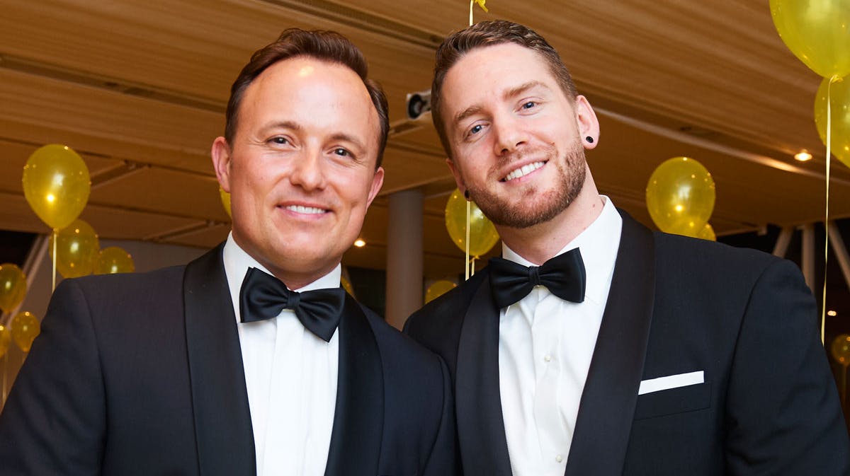 Thomas Evers Poulsen og Sæthór Kristjánsson.