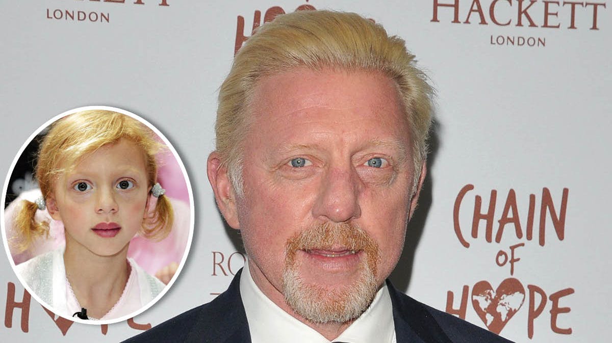 Boris Becker og Anna Ermakova. 