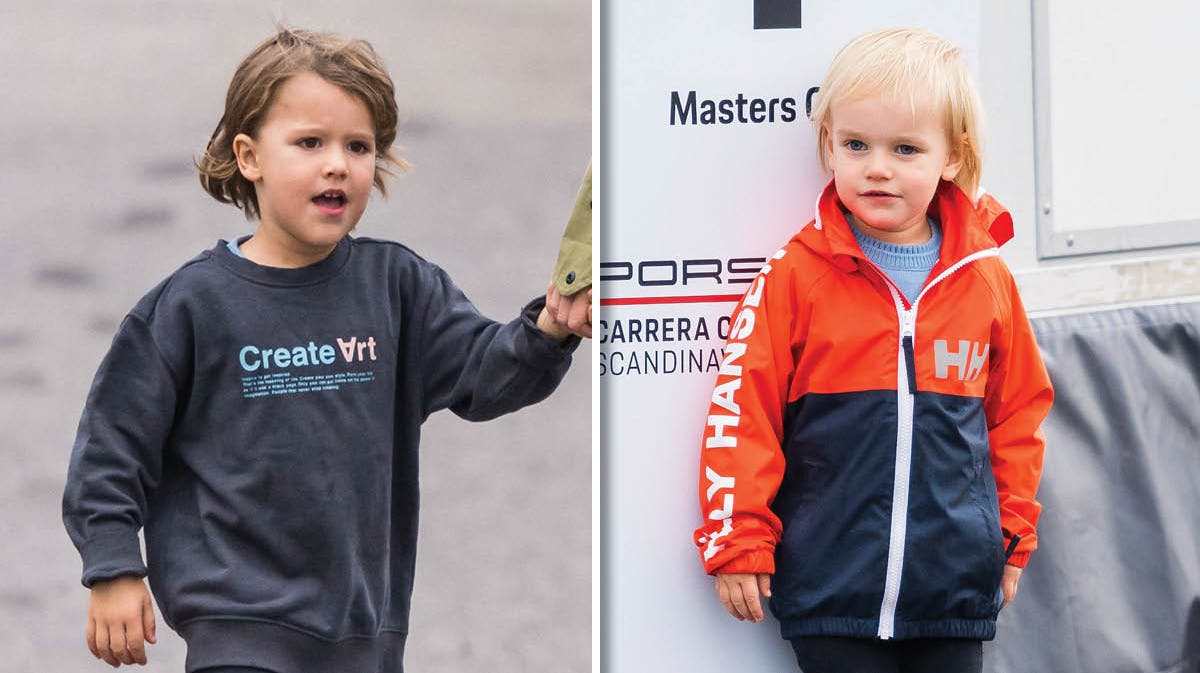 Prins Alexander og prins Gabriel. 