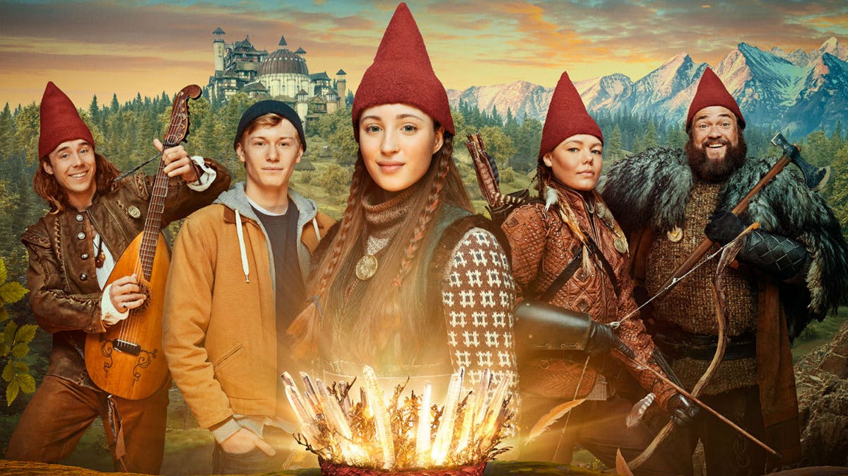 "Tinka og kongespillet" på TV 2 i december 2019. 