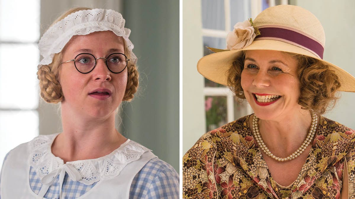 Ulla Vejby (Edith) og Anne Louise Hassing (Fru Madsen)