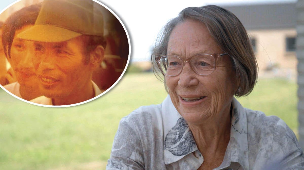 Elisabeth og pastor Chau fra "Forsvundne arvinger" på DR1 den 3. maj.