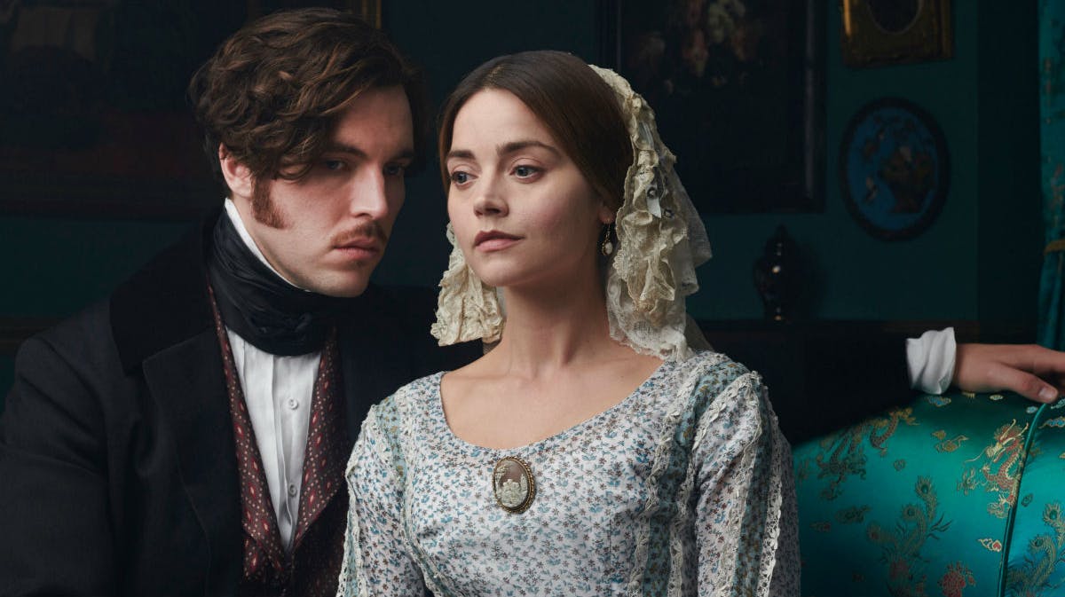 Dronning Victoria og prins Albert i tv-serien "Victoria".
