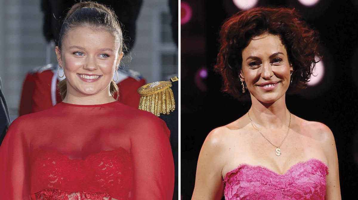 Prinsesse Isabella og Sarah Grünewald. 