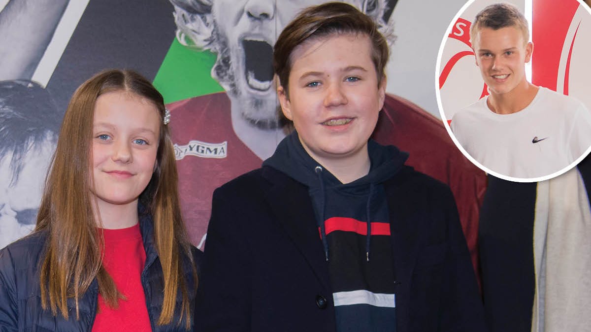 Prinsesse Isabella, prins Christian og Holger Rune.