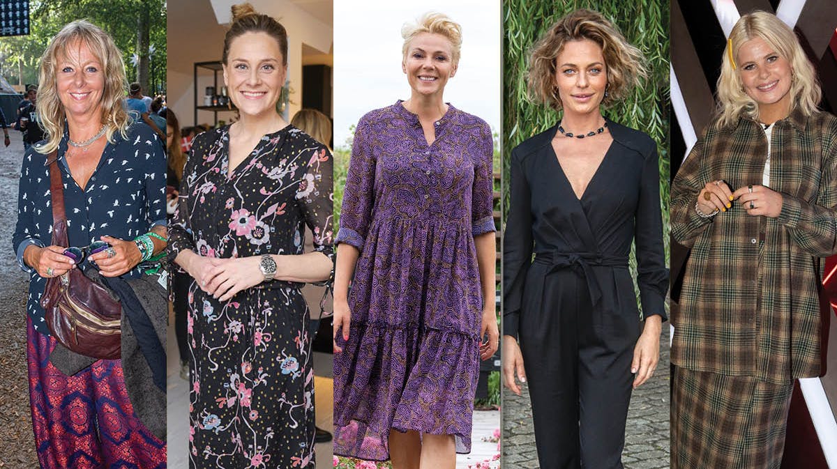 Puk Elgård, Mette Bluhme Rieck, Lene Beier, Sarah Grünewald og Sofie Linde. 