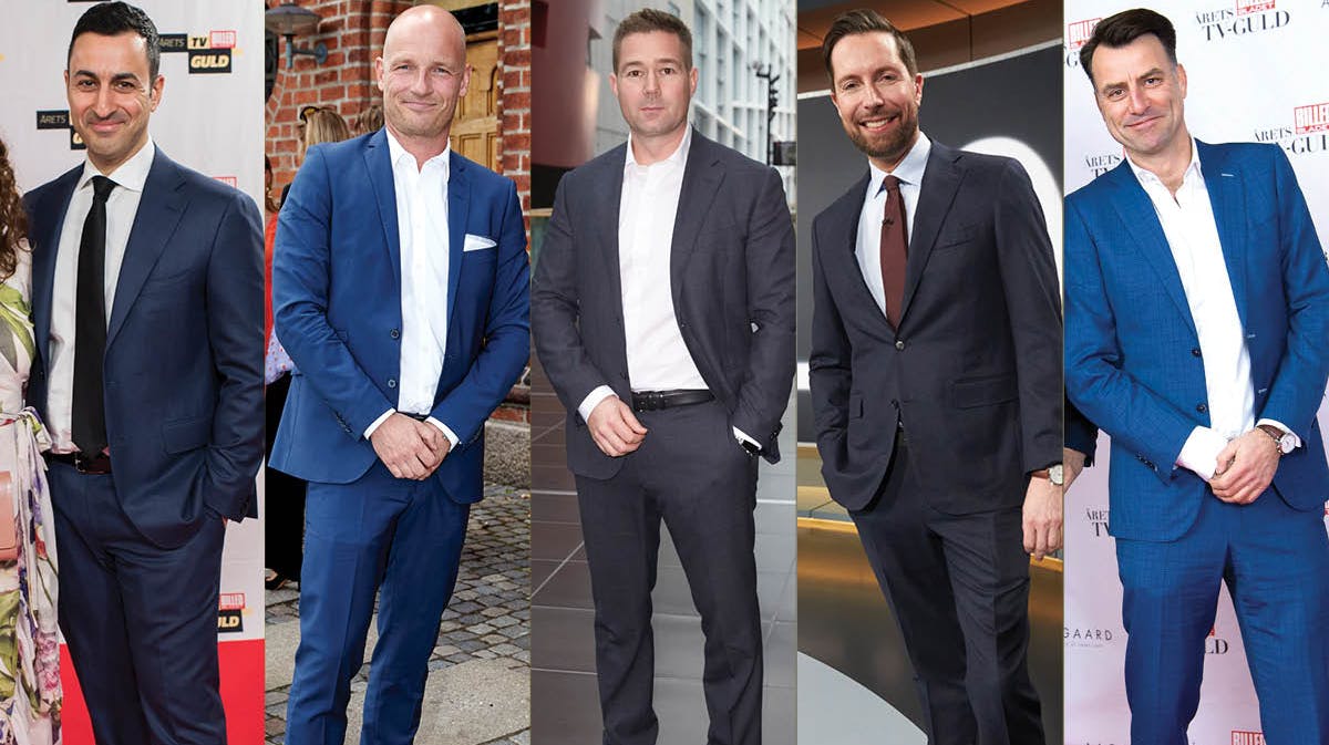 Erkan Özden, Lasse Sjørslev, Johannes Langkilde, Kåre Quist og Mikael Kamber. 