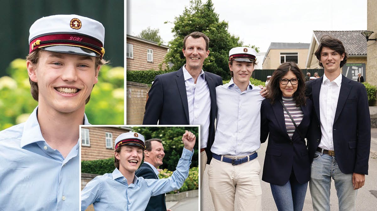 Grev Felix med familien.