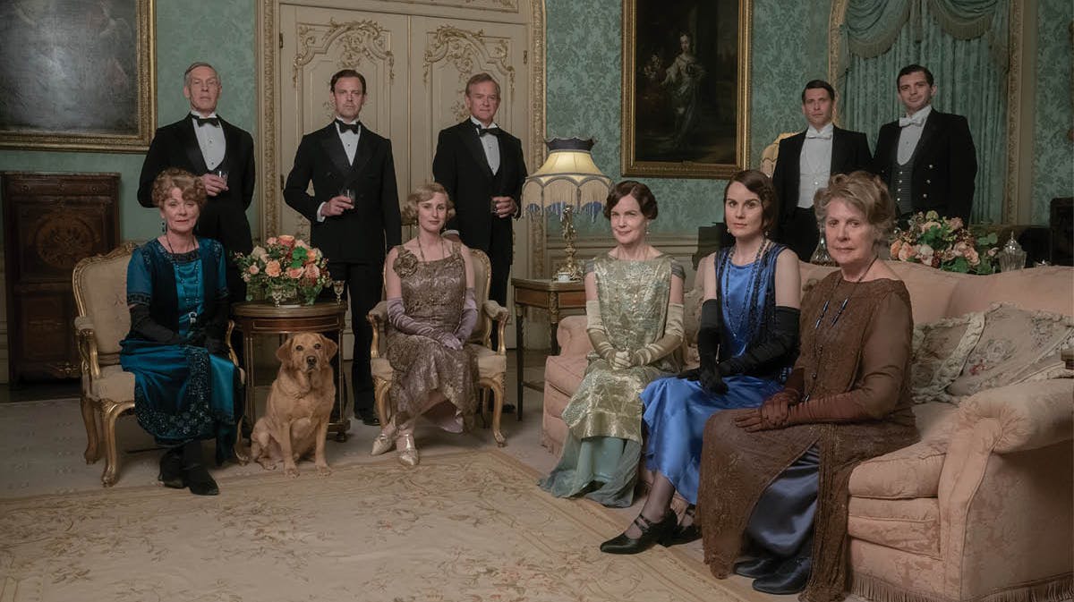Billede fra filmen "Downton Abbey: En ny æra", 2022.