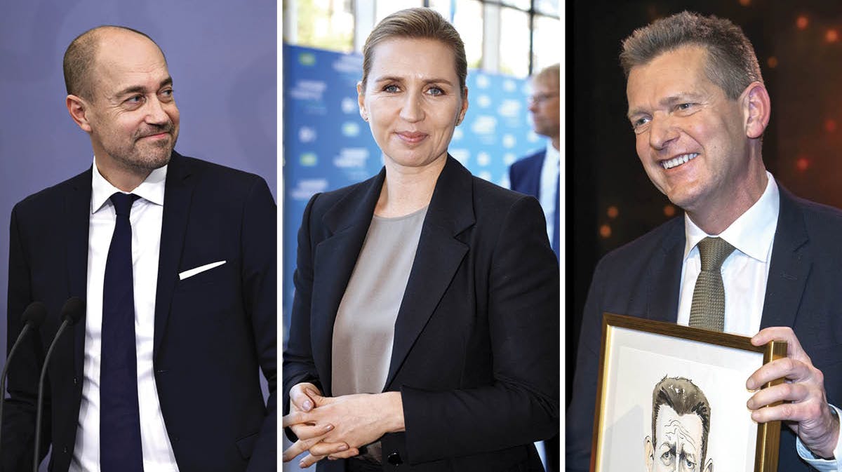 Magnus Heunicke, Mette Frederiksen og Søren Brostrøm