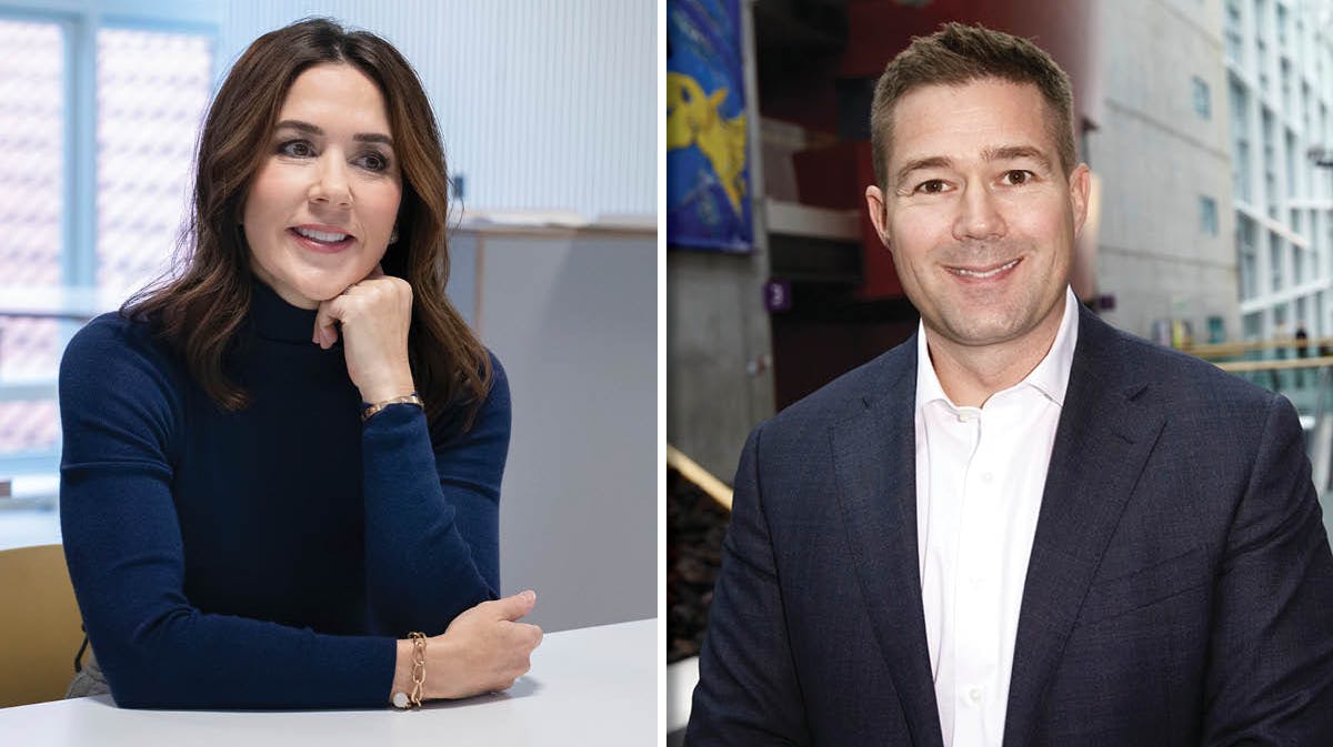 Kronprinsesse Mary og Johannes Langkilde 