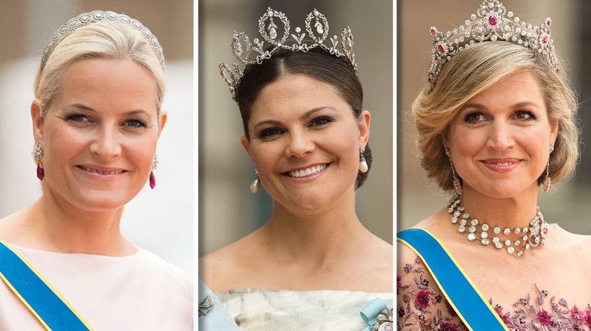 Kronprinsesse Mette-marit, kronprinsesse Victoria og dronning Maxima