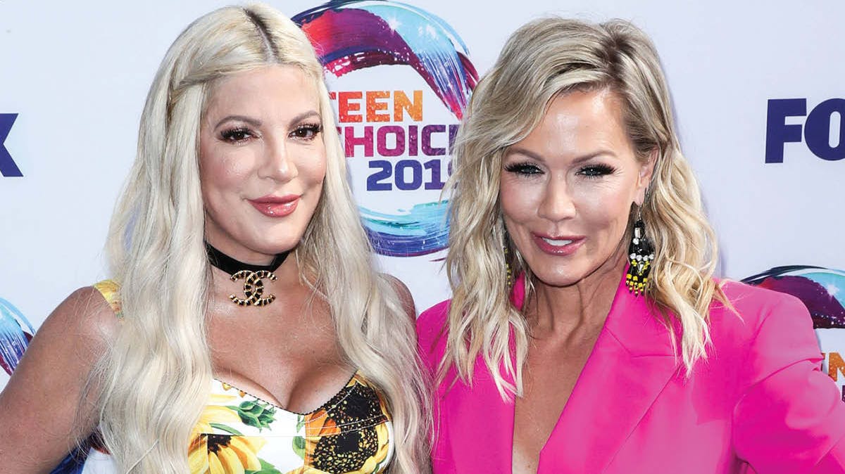 Tori Spelling og Jennie Garth.