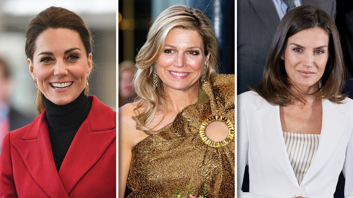 Hertuginde Catherine, dronning Maxima, dronning Letizia