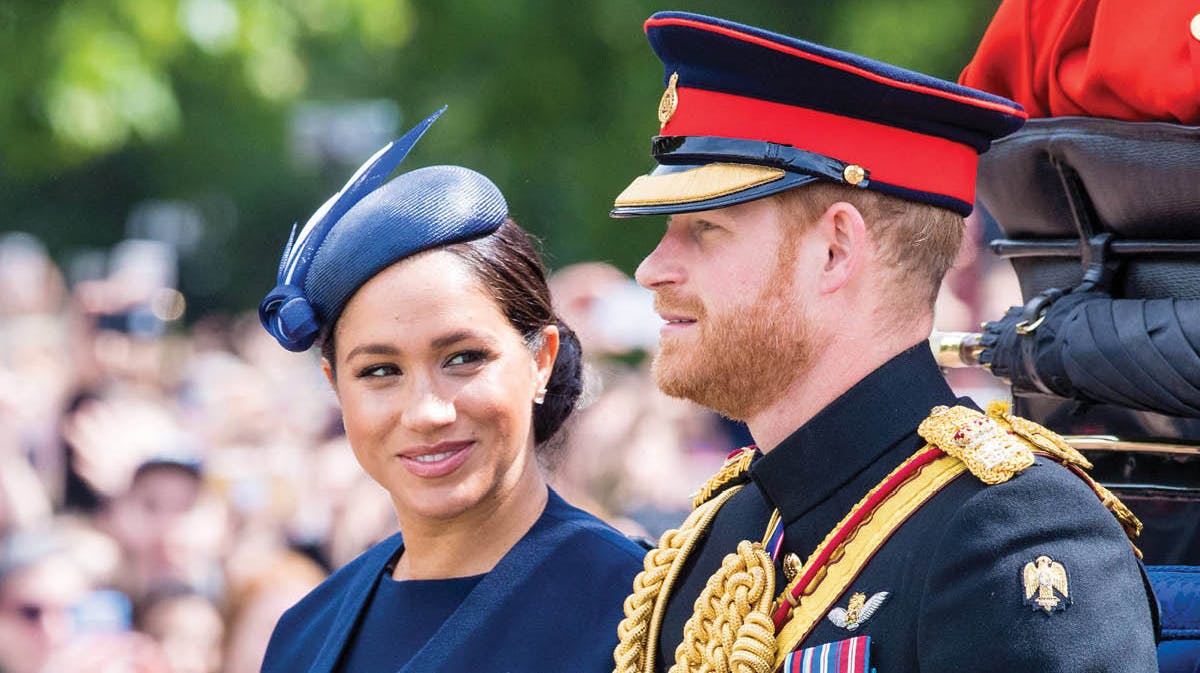 Hertuginde Meghan og prins Harry.