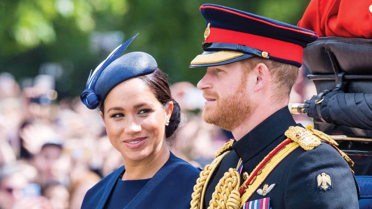 Hertuginde Meghan og prins Harry.