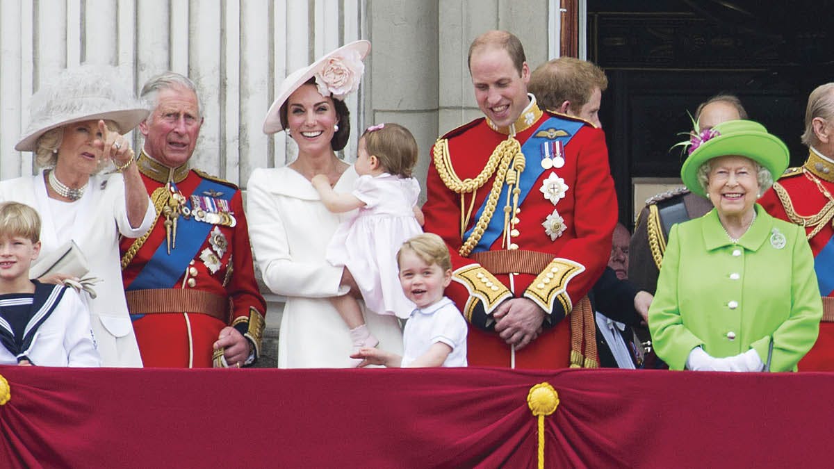 Trooping the Colour i 2016, hvor dronning Elizabeths 90-års dag blev fejret.