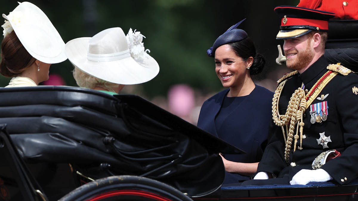 Hertuginde Meghan og prins Harry.