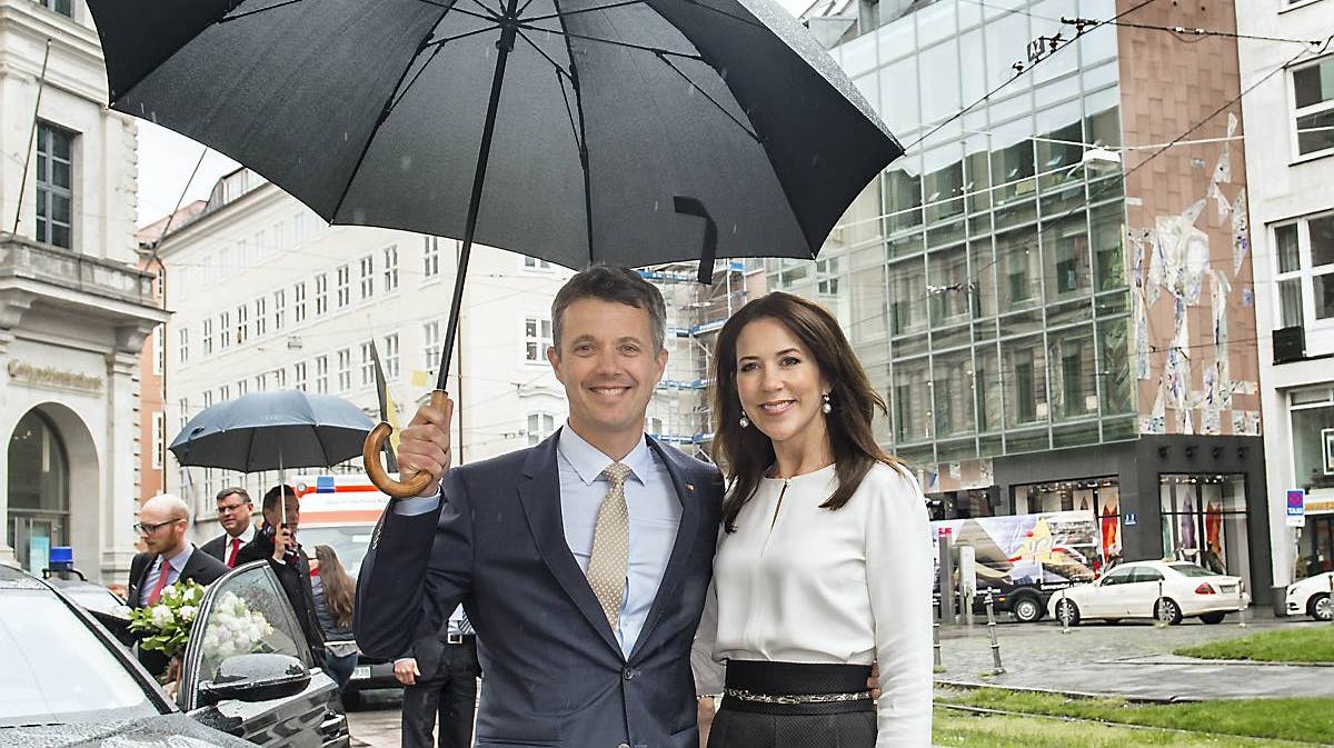 Kronprinsesse Mary og kronprins Frederik i München