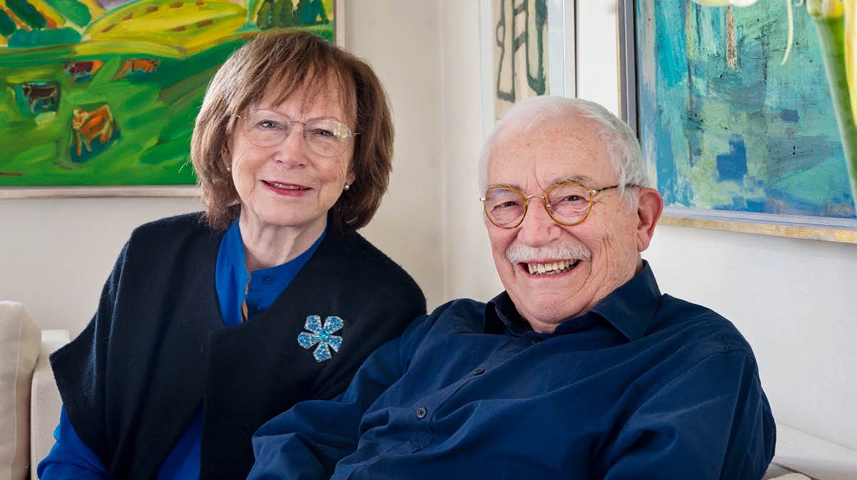 Alice Vestergaard og Uffe Ellemann-Jensen. 