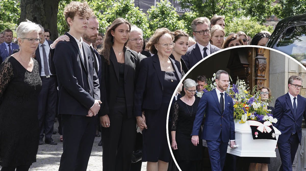 Uffe Ellemann-Jensens bisættelse. 