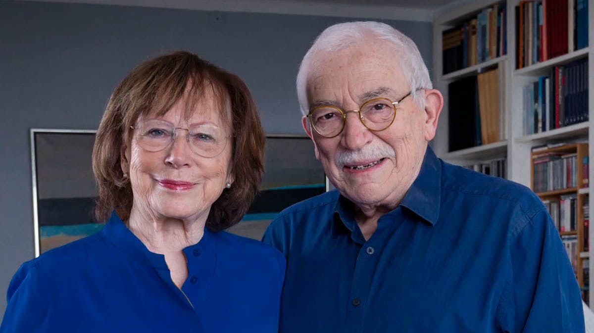 Alice Vestergaard og Uffe Ellemann-Jensen. 