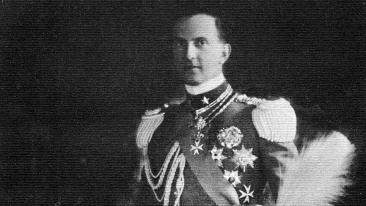 Kong Umberto II af Italien.