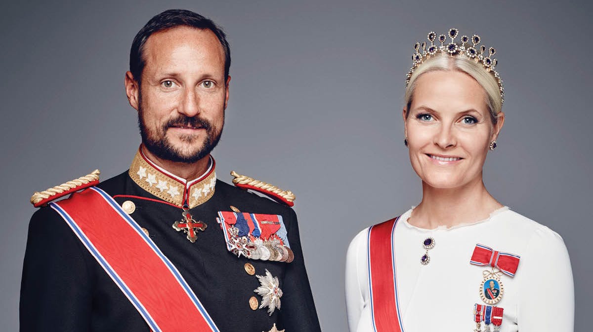 Kronprins Haakon og kronprinsesse Mette-Marit.