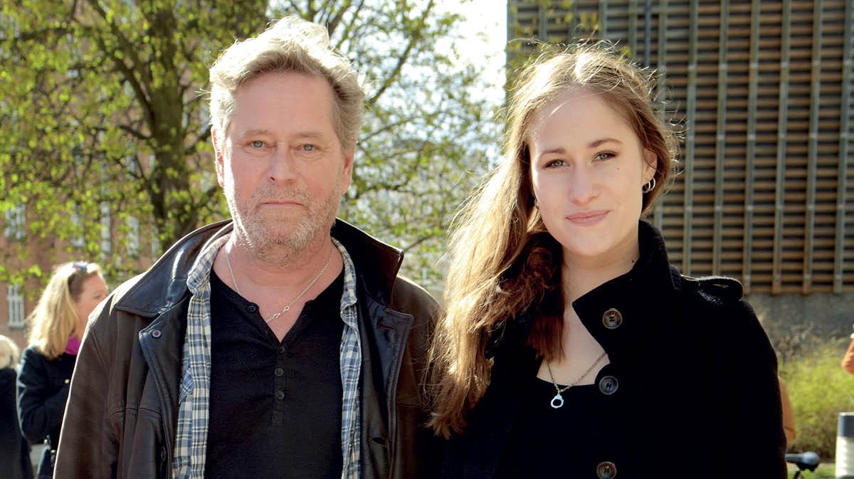 Søren Spanning og datteren Rosalinde Mynster. 