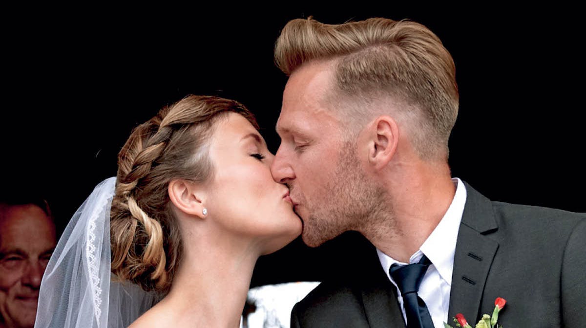 Andrea Nyholm og fru Cecilie Anna Thornval 