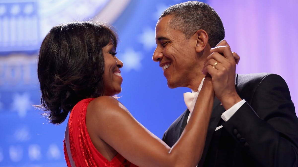 Michelle og Barack Obama