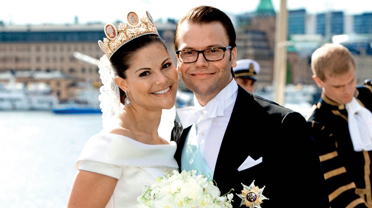 Kronprinsesse Victoria og prins Daniel.