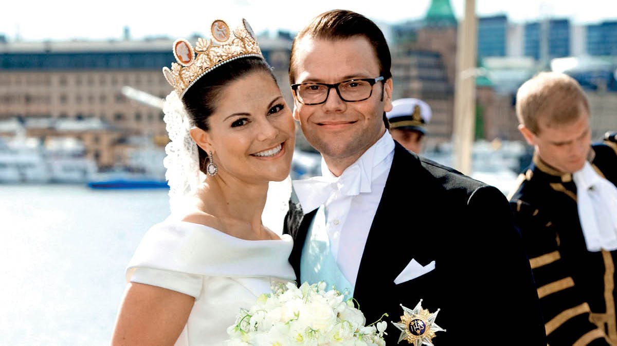 Kronprinsesse Victoria og prins Daniel.