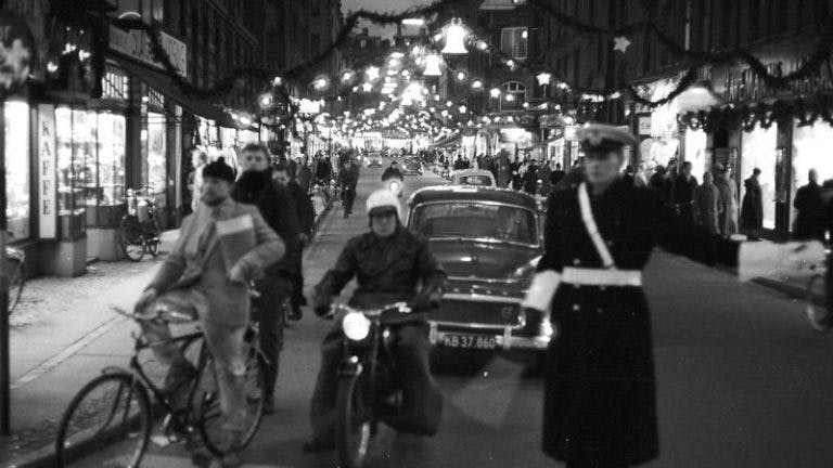 Julestemning på Værnedamsvej 1961
