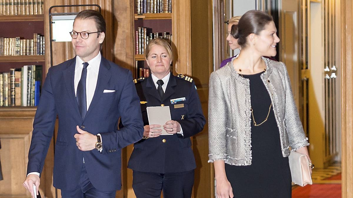 Kronprinsesse Victoria og prins Daniel.