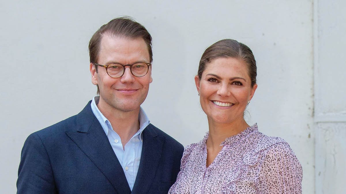 Prins Daniel og kronprinsesse Victoria. 