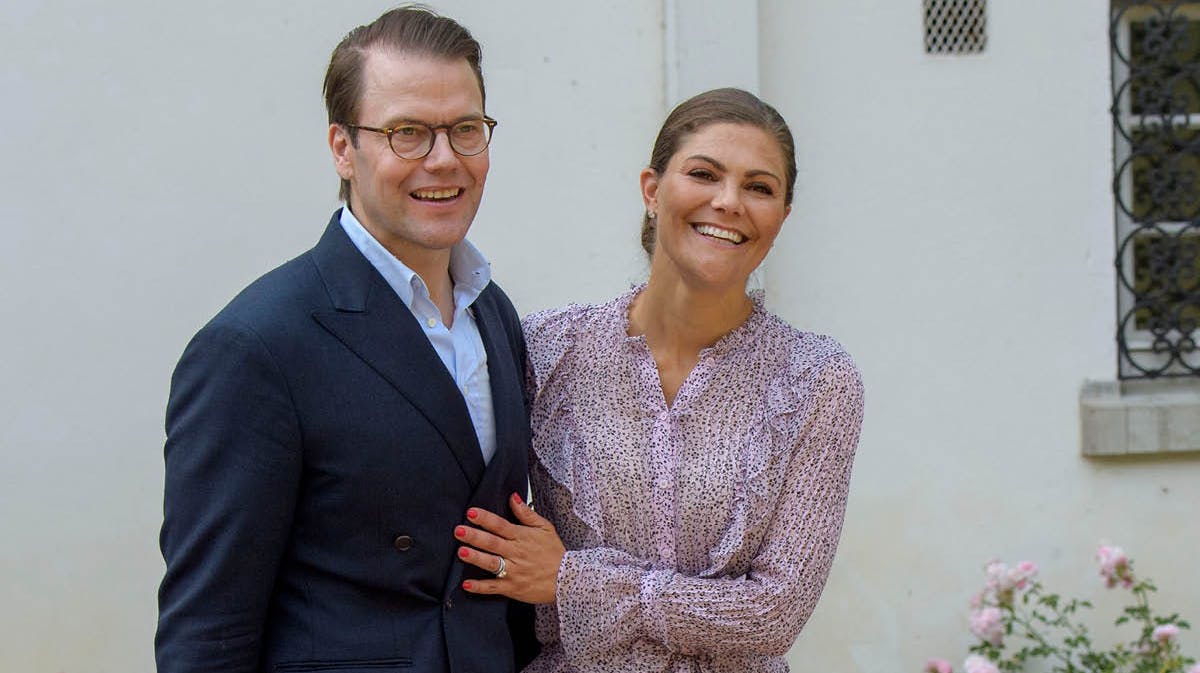 Prins Daniel og kronprinsesse Victoria. 
