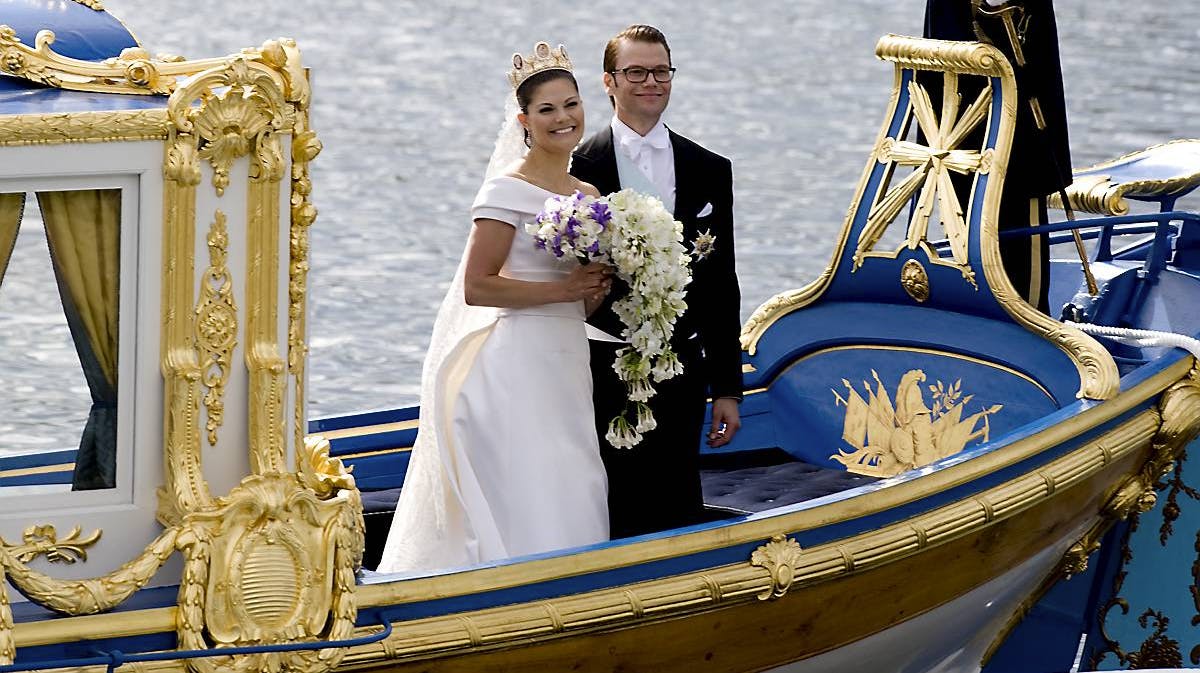 Kronprinsesse Victoria og prins Daniel blev gift den 19. juni 2010.