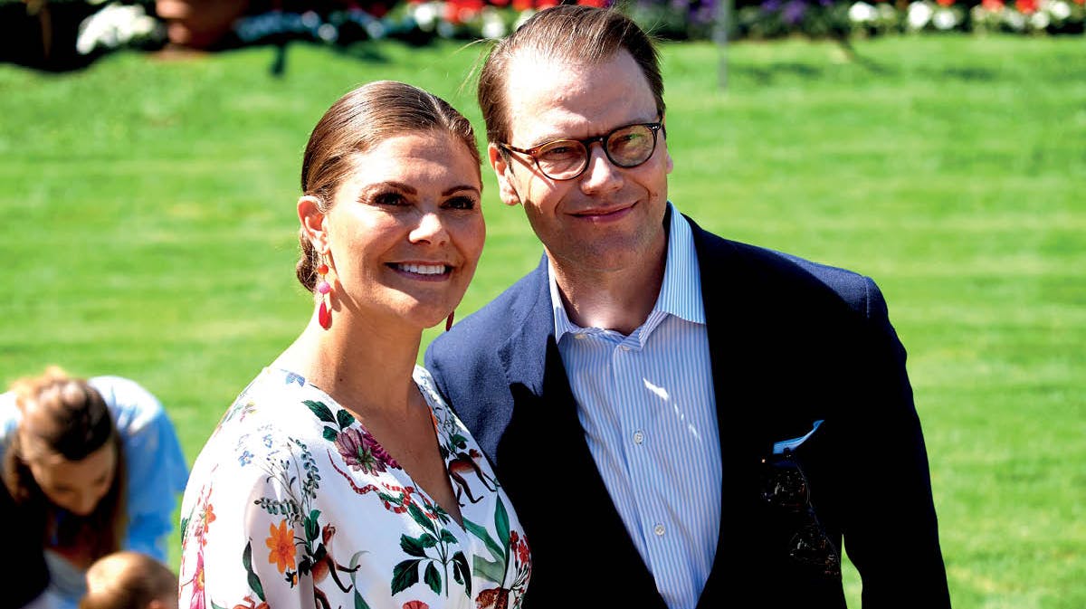 Kronprinsesse Victoria og prins Daniel.