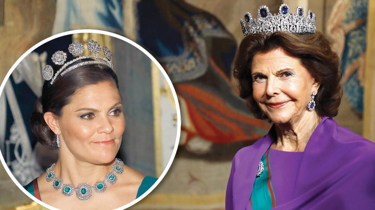 Kronprinsesse Victoria og dronning Silvia.