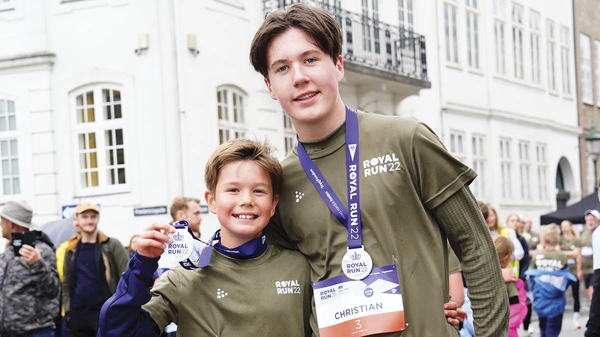 Prins Vincent og prins Christian.