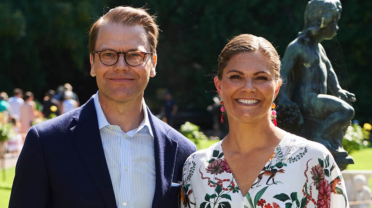 Prins Daniel og kronprinsesse Victoria. 