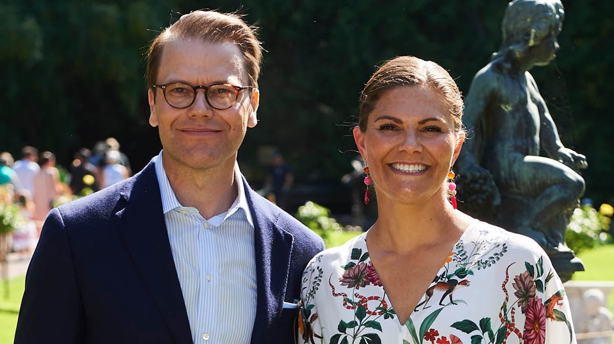 Prins Daniel og kronprinsesse Victoria.&nbsp;