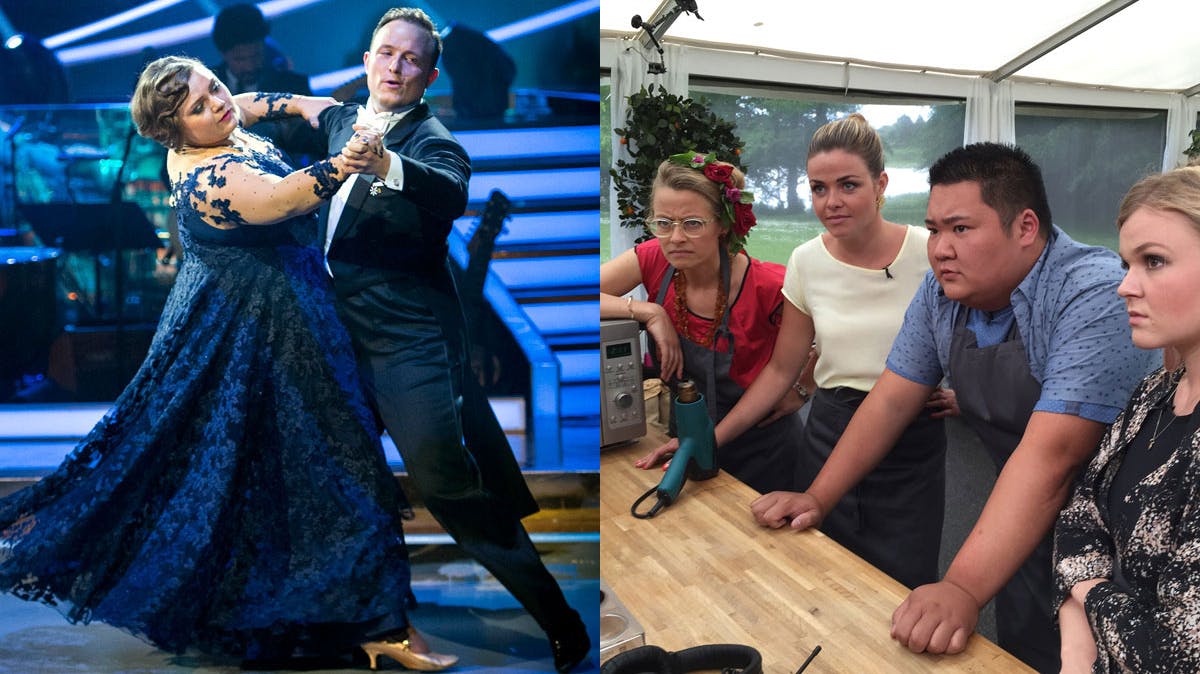 Vild med dans og Den store bagedyst konkurrerer om seerne.