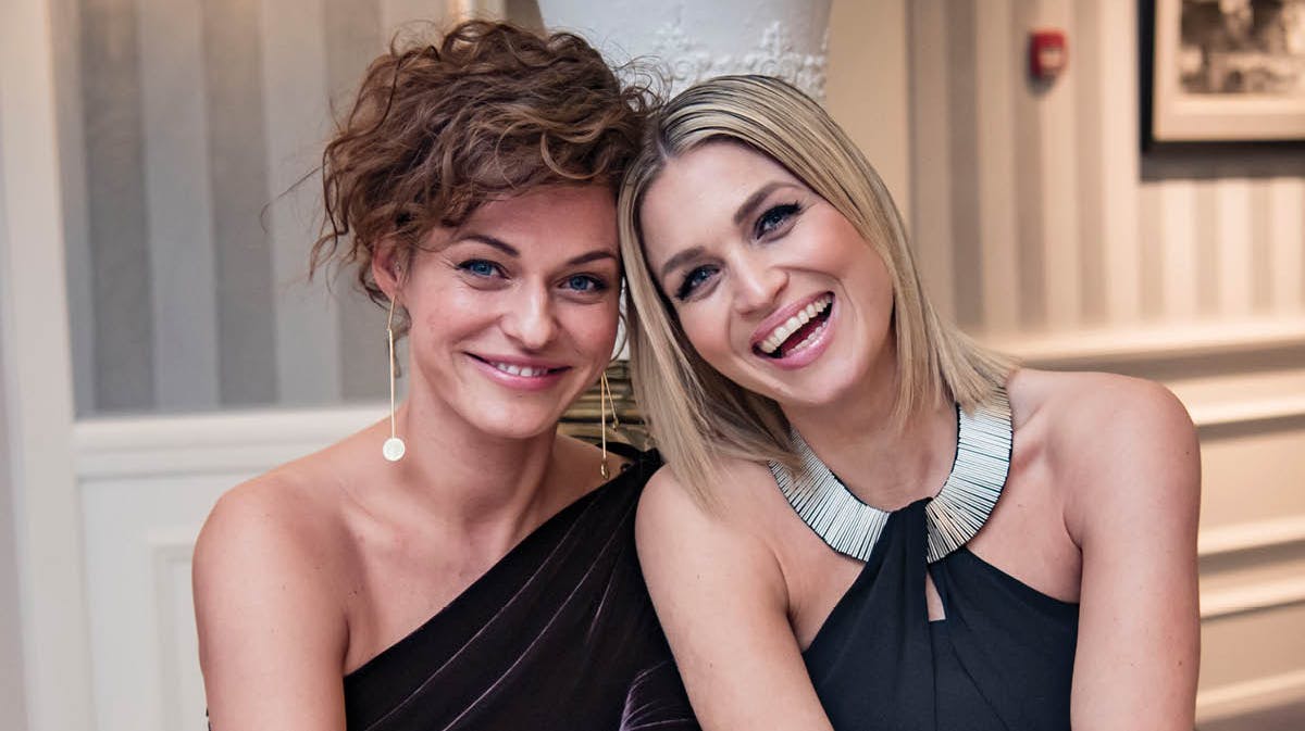 "Vild med dans"-værtinderne Sarah Grünewald og Christiane Schaumburg-Müller.