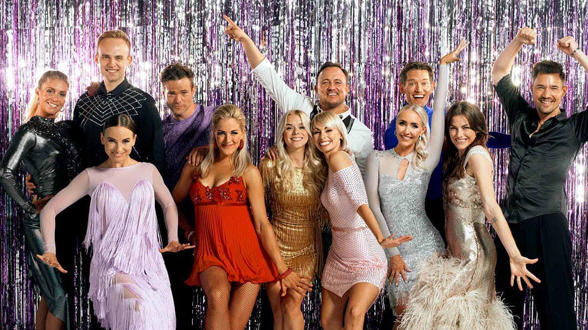 De professionelle dansere i "Vild med dans" 2021. 
