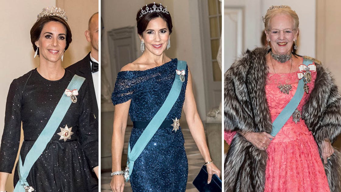 59 flotte kjoler fra dronning Margrethes fest på slottet | BILLED-BLADET