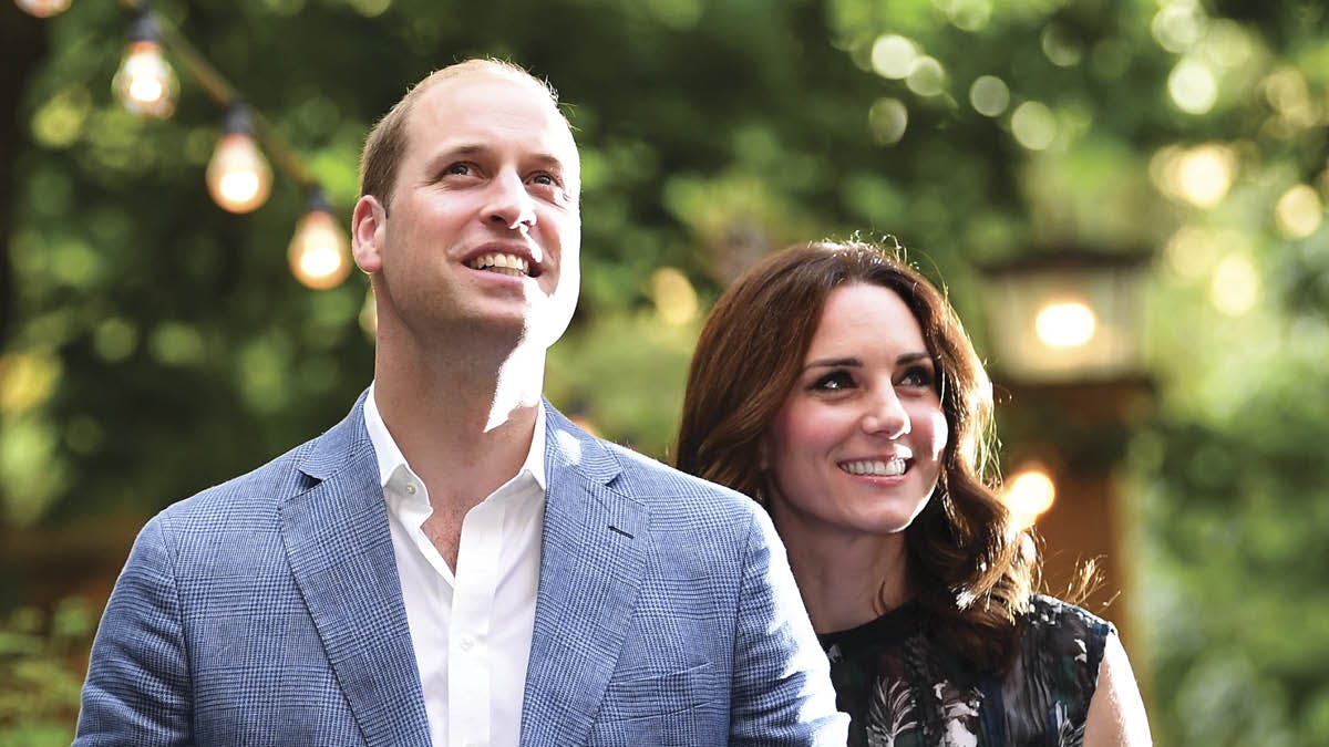 Prins William og hertuginde Catherine.