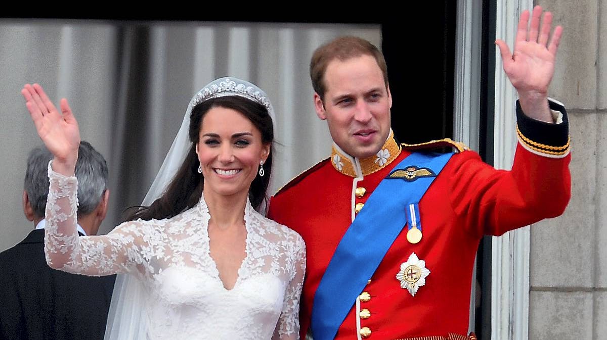 Hertuginde Catherine og prins William.