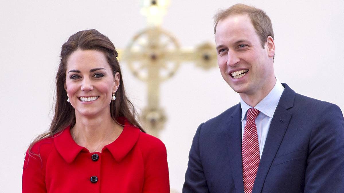 Hertuginde Catherine og prins William.